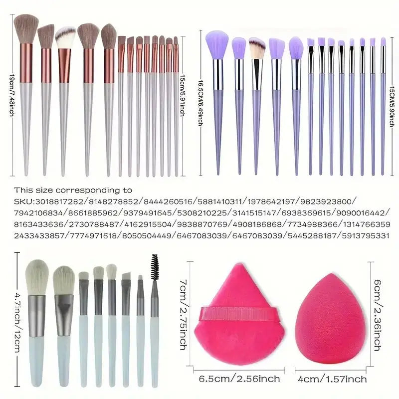 ProFluff Makeup Brush Set
