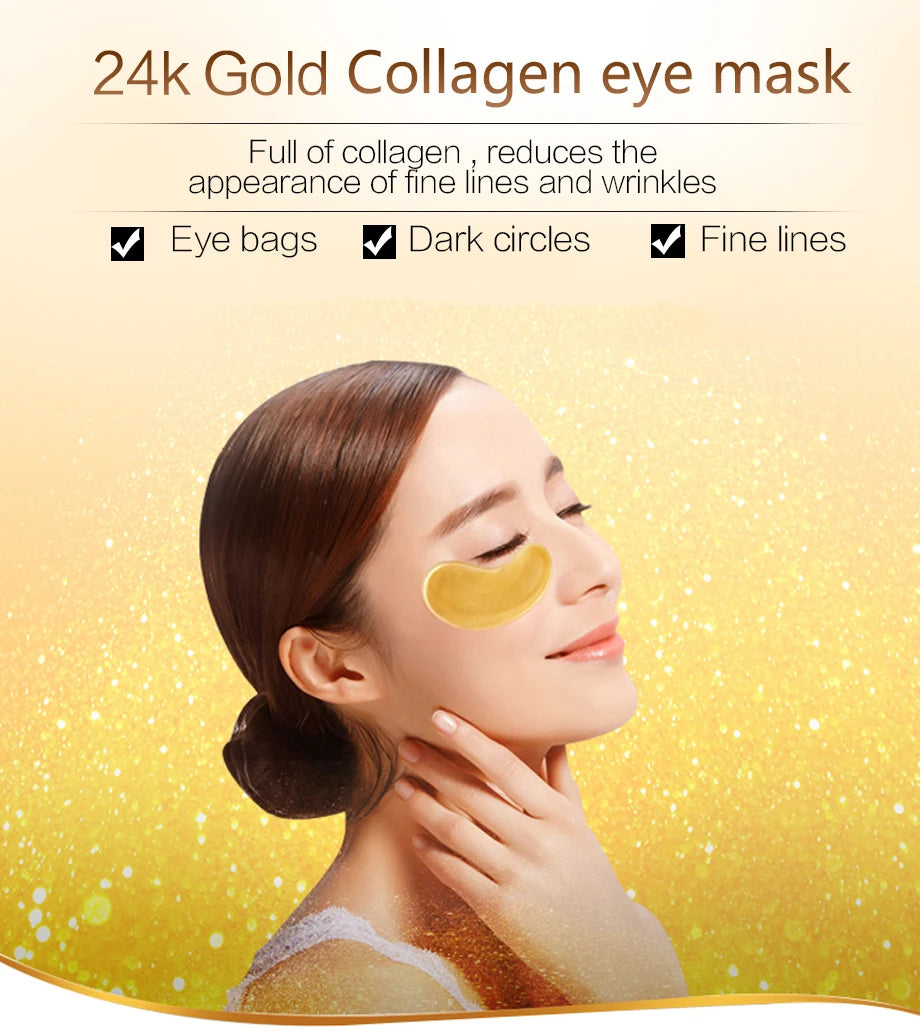 24K Gold Collagen Eye Patches